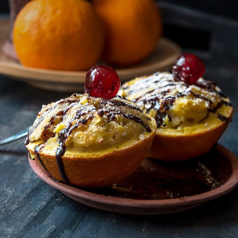 Oats Orange Eggless Muffins 3 Ways (Video)