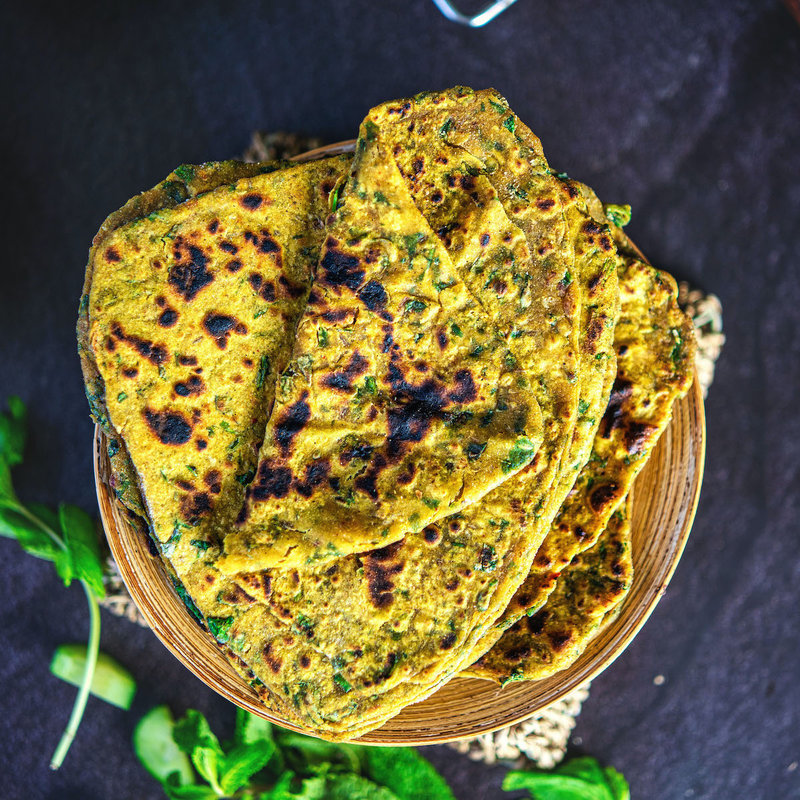 Palak Paratha Recipe (Spinach Paratha)