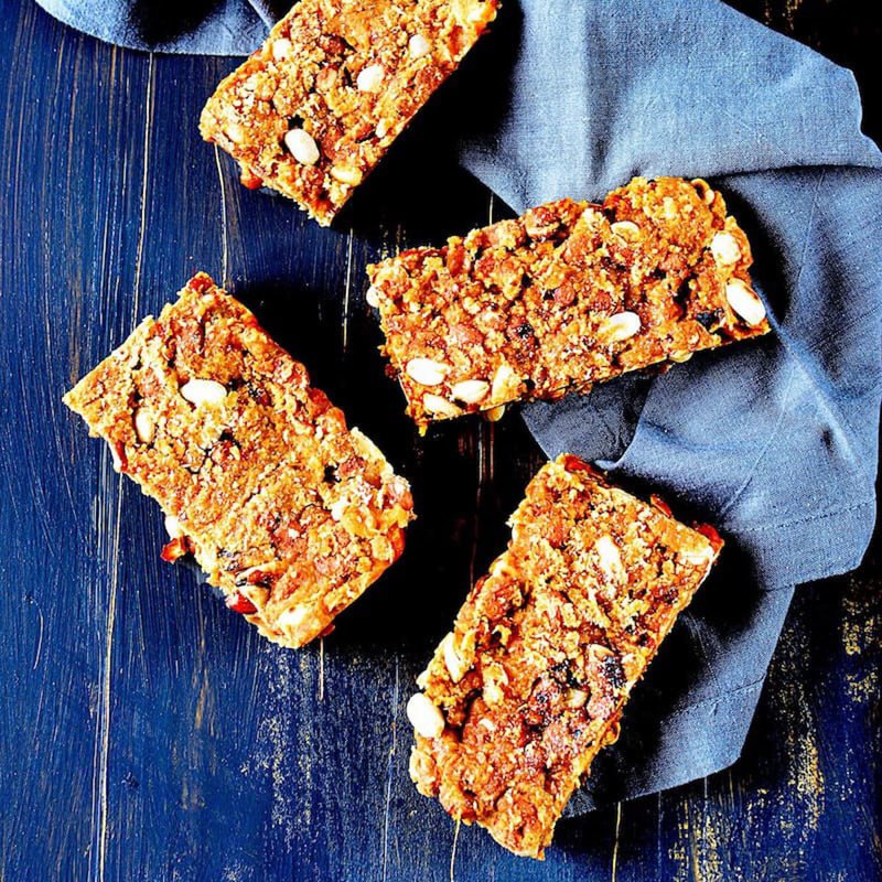Peanut Coconut Jaggery Bars