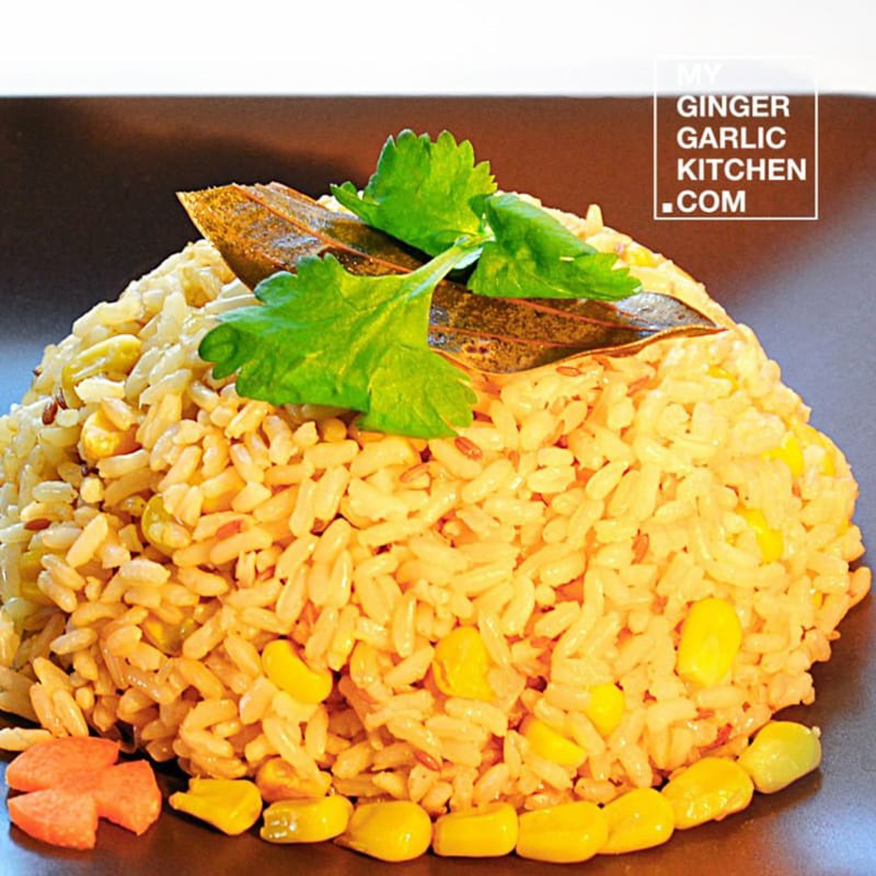 Quick and Healthy Spiced Brown Rice With Corn Recipe