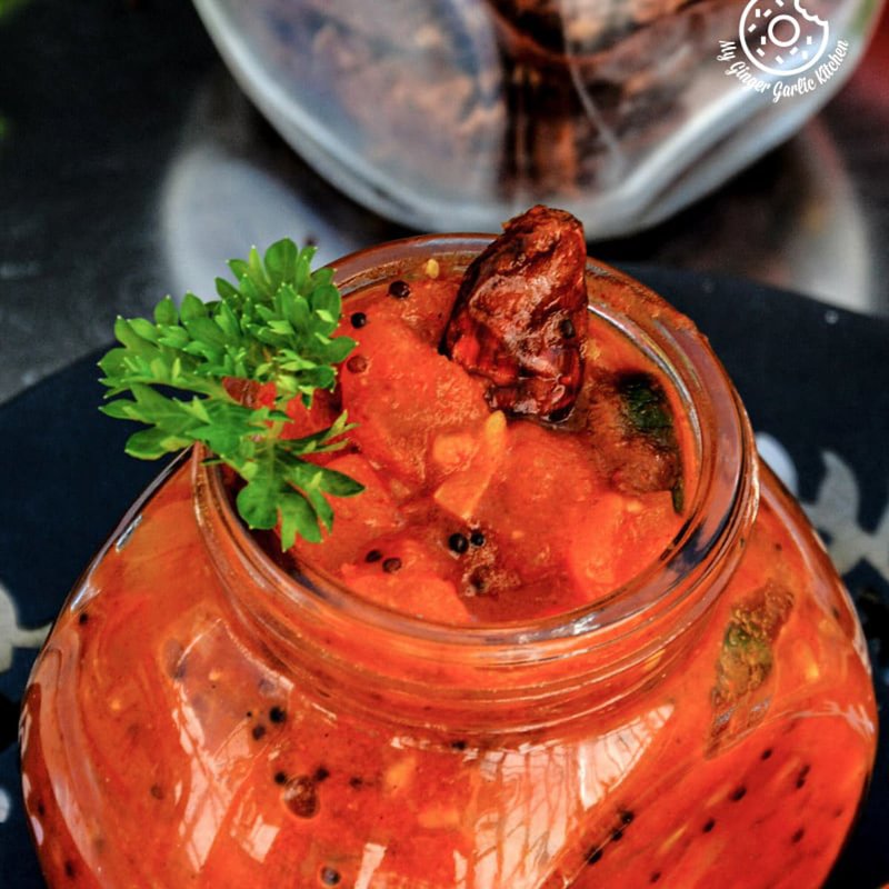 Rajasthani Tamatar Ki Chutney - Tomato Garlic Chutney