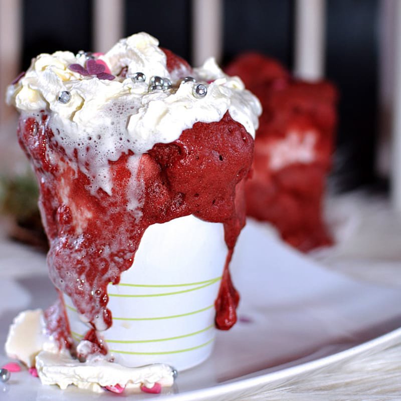 Red Velvet Mug Cake