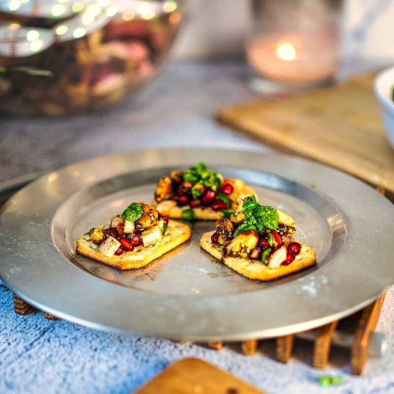 Sweet & Spicy Roasted Cashews Chaat