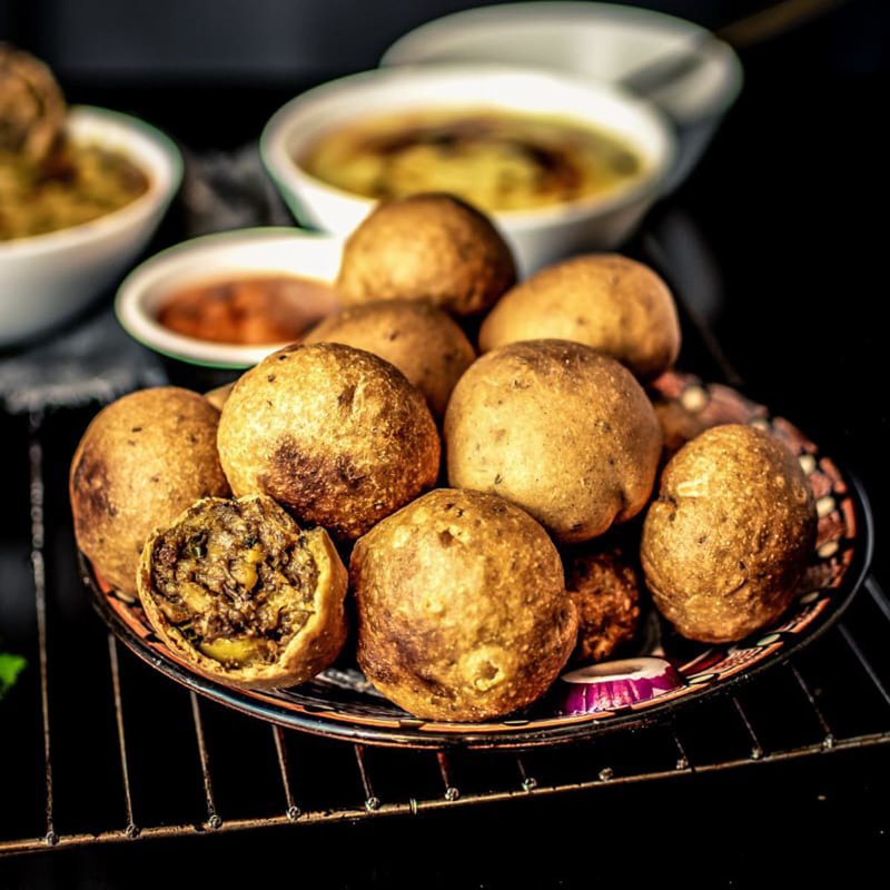 Masala Bati - Stuffed Masala Bati - Bharwa Masala Baati