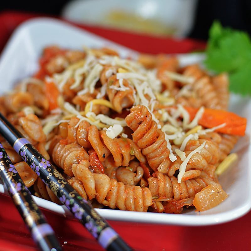 Spicy Veggie Pasta Recipe - Vegetable Pasta