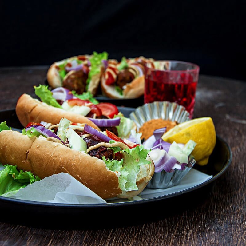 Sweet Potato Cabbage Hot Dog - Vegan Hot Dog