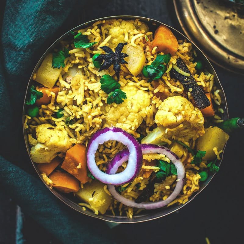 Vegetable Tahiri Recipe - Aromatic One Pot Tehri