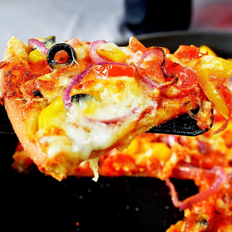 Vegetarian Pan Pizza Recipe