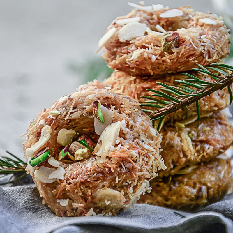 Vermicelli Bird's Nests - Sevai Indian Dessert Recipe