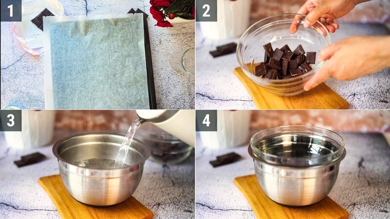 Image of the recipe cooking step-1-1 for 2-Ingredient Chocolate Cookies