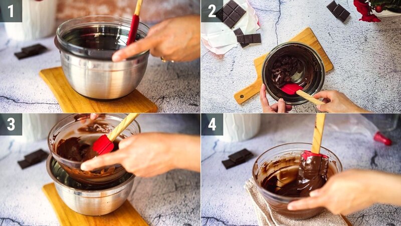 Image of the recipe cooking step-1-2 for 2-Ingredient Chocolate Cookies