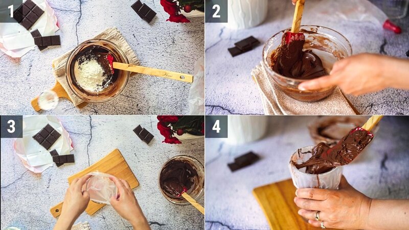 Image of the recipe cooking step-1-3 for 2-Ingredient Chocolate Cookies