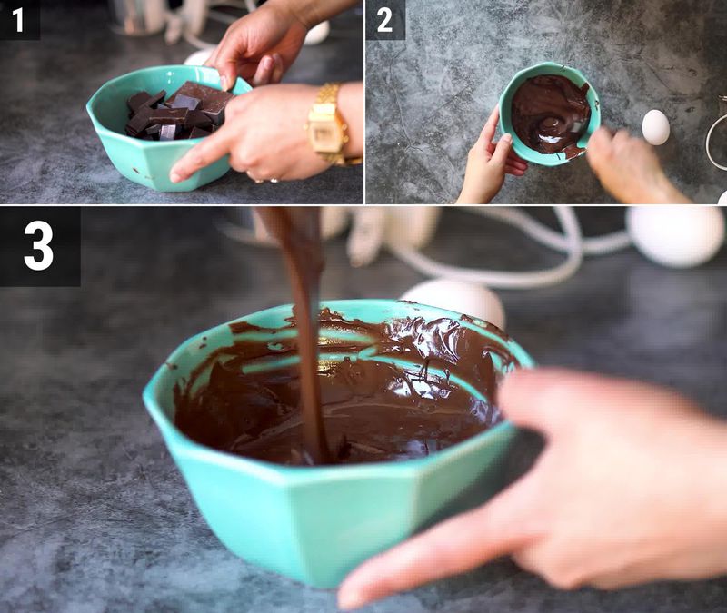 Image of the recipe cooking step-1-2 for 2 Ingredient Chocolate Muffins
