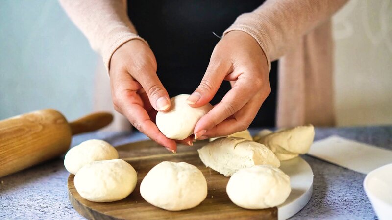 Image of the recipe cooking step-1-6 for 2 Ingredient Cottage Cheese Tortilla