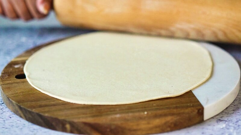 Image of the recipe cooking step-1-7 for 2 Ingredient Cottage Cheese Tortilla