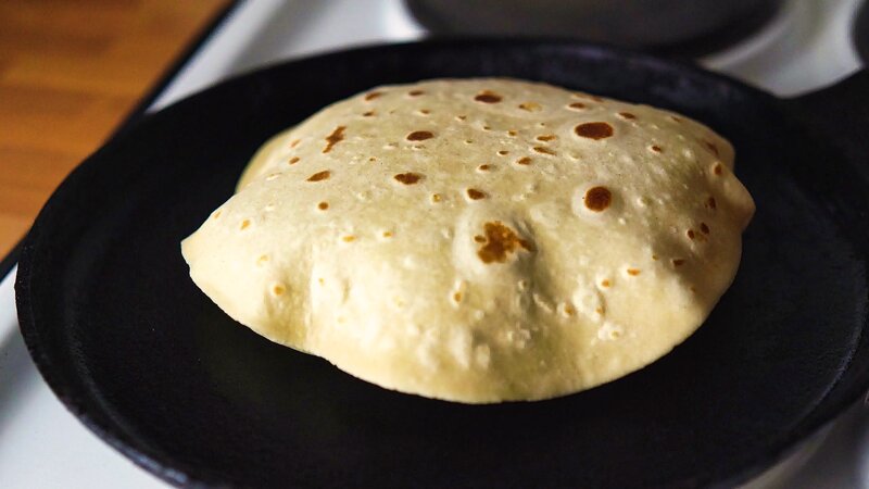 Image of the recipe cooking step-1-9 for 2 Ingredient Cottage Cheese Tortilla