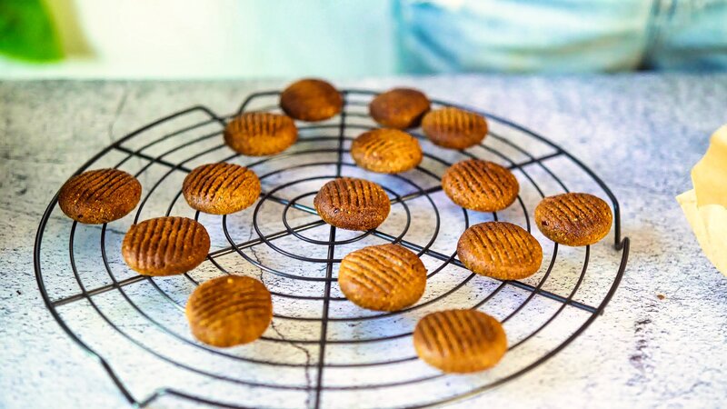 Image of the recipe cooking step-1-10 for 2-Ingredient Walnut Date Cookies