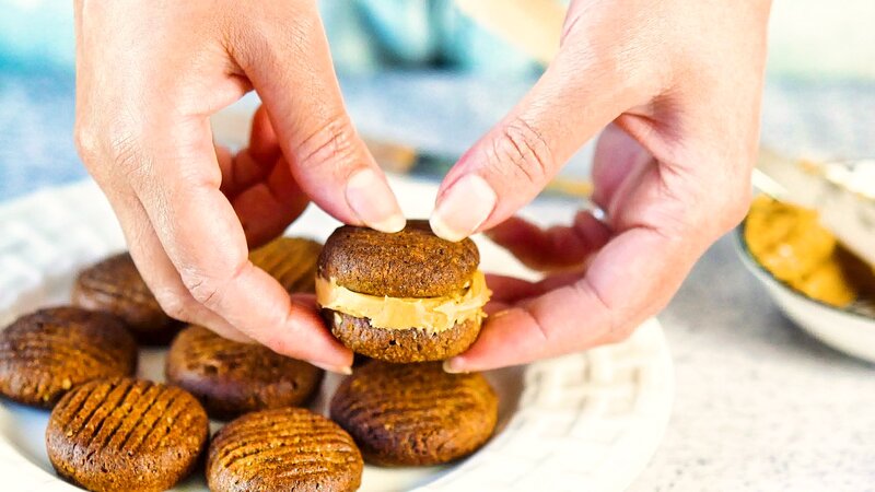 Image of the recipe cooking step-1-11 for 2-Ingredient Walnut Date Cookies