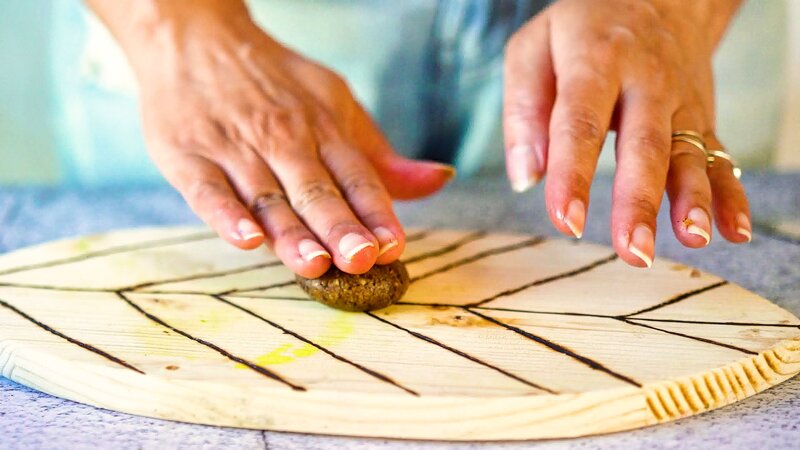 Image of the recipe cooking step-1-6 for 2-Ingredient Walnut Date Cookies
