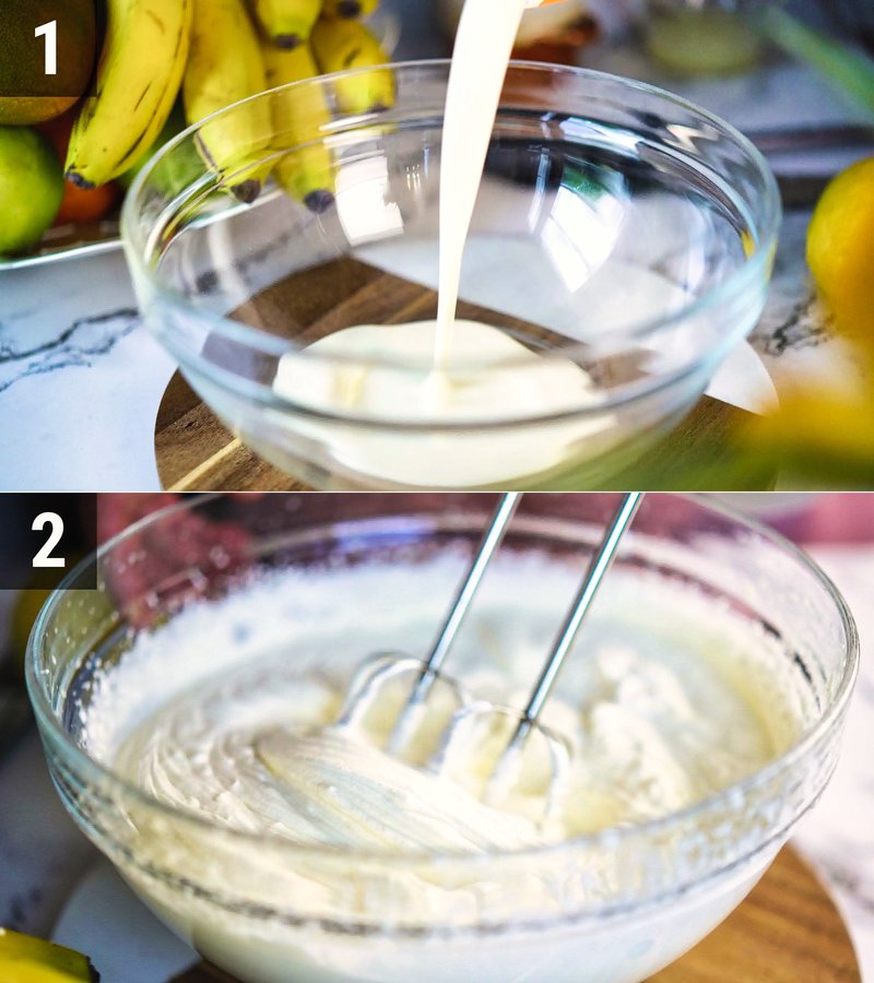 Image of the recipe cooking step-1-2 for 3 Ingredient Lemon Ice Cream (No Churn)