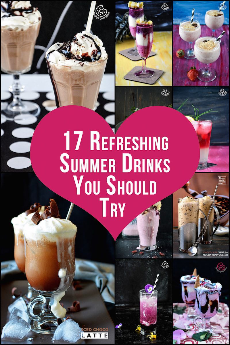 Refreshing And Cool Summer Drinks Belong to Your Summer Drinking Bucket List