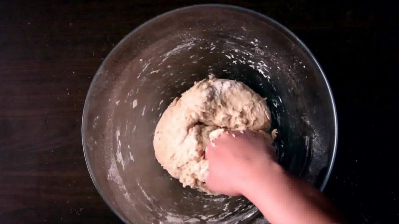 Image of the recipe cooking step-1-4 for Afghan Naan Bread Recipe - Naan-e-Afghani (Video)