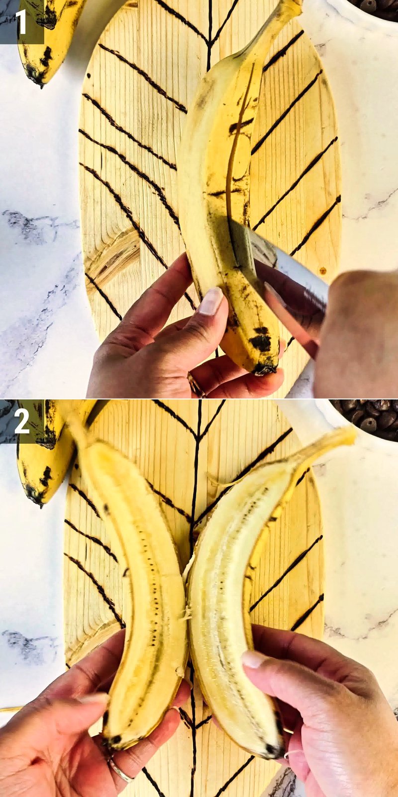 Image of the recipe cooking step-1-1 for Air Fryer Banana Recipe