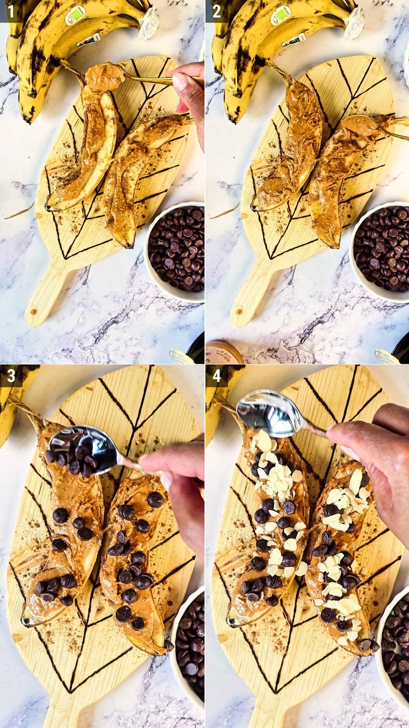 Image of the recipe cooking step-1-3 for Air Fryer Banana Recipe