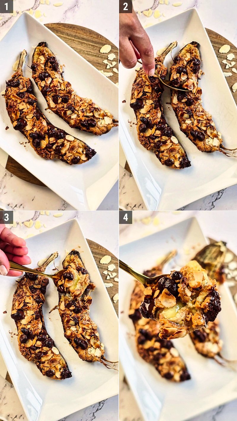 Image of the recipe cooking step-1-6 for Air Fryer Banana Recipe