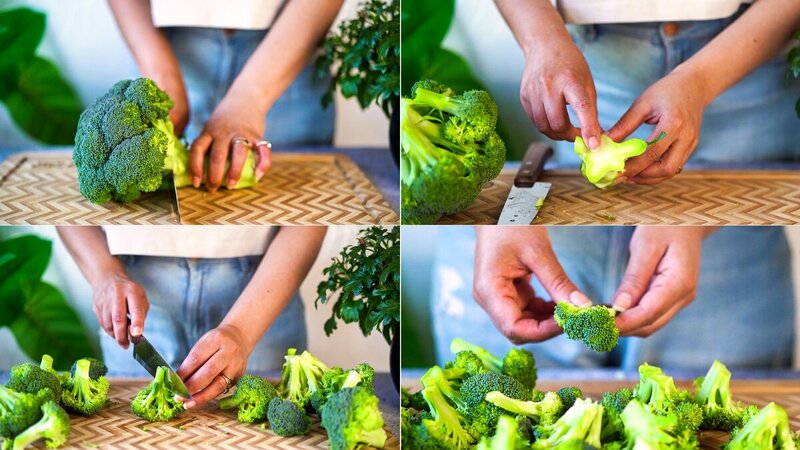 Image of the recipe cooking step-1-1 for Crispy Chili Garlic Air Fryer Broccoli