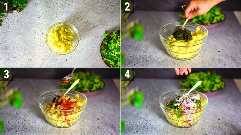 Image of the recipe cooking step-3-1 for Air Fryer Pani Puri