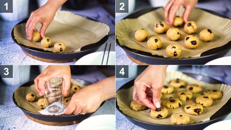 Image of the recipe cooking step-1-4 for Almond Flour Chocolate Chip Cookies