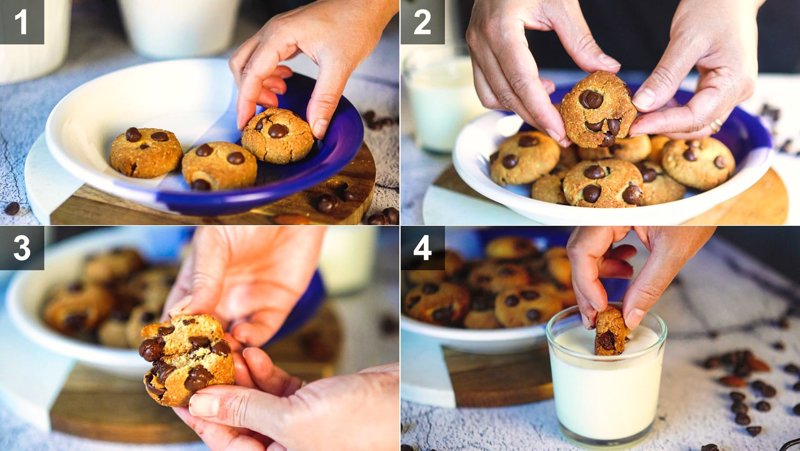 Image of the recipe cooking step-1-6 for Almond Flour Chocolate Chip Cookies