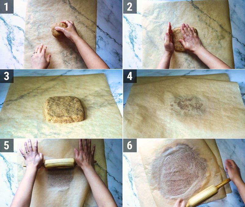Image of the recipe cooking step-1-4 for Almond Flour Crackers