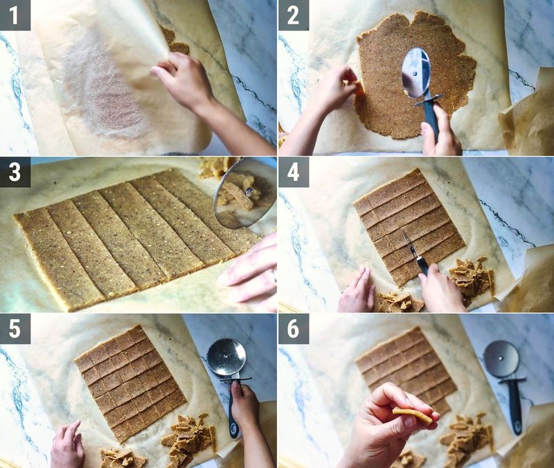 Image of the recipe cooking step-1-5 for Almond Flour Crackers