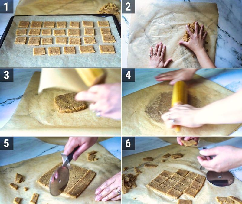Image of the recipe cooking step-1-6 for Almond Flour Crackers