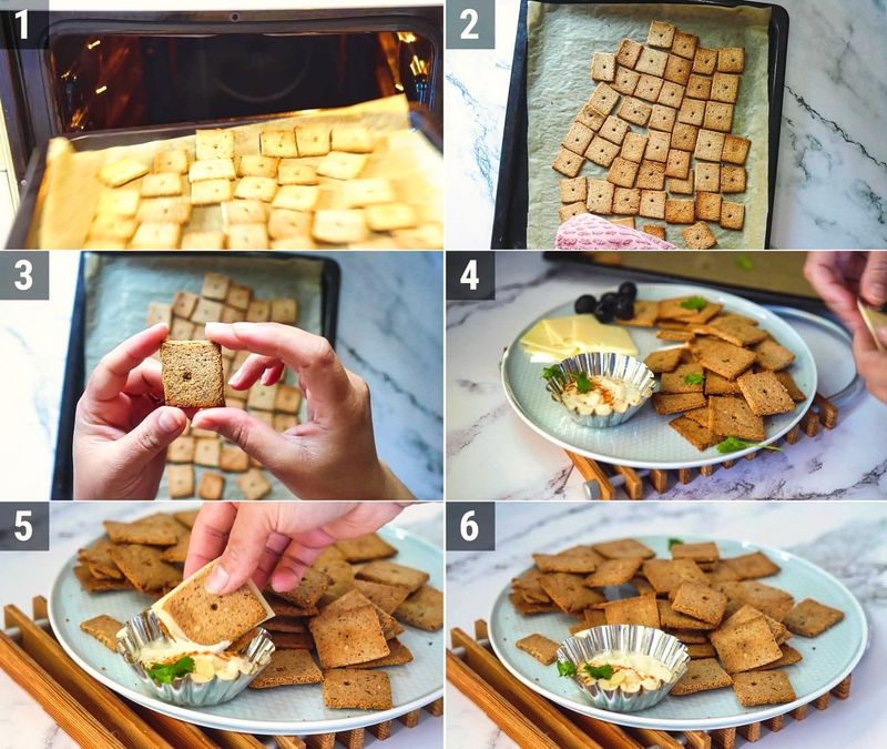 Image of the recipe cooking step-1-8 for Almond Flour Crackers