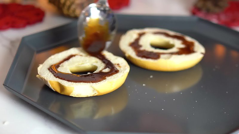 Image of the recipe cooking step-1-7 for Apple Bagel