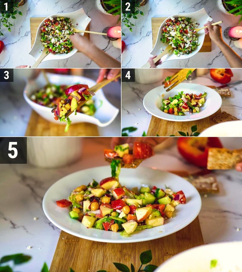 Image of the recipe cooking step-1-5 for Apple Salad
