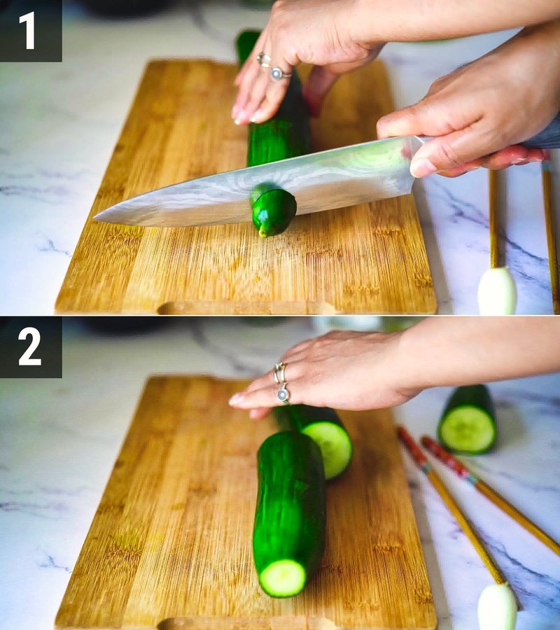 Image of the recipe cooking step-1-1 for Asian Cucumber Salad