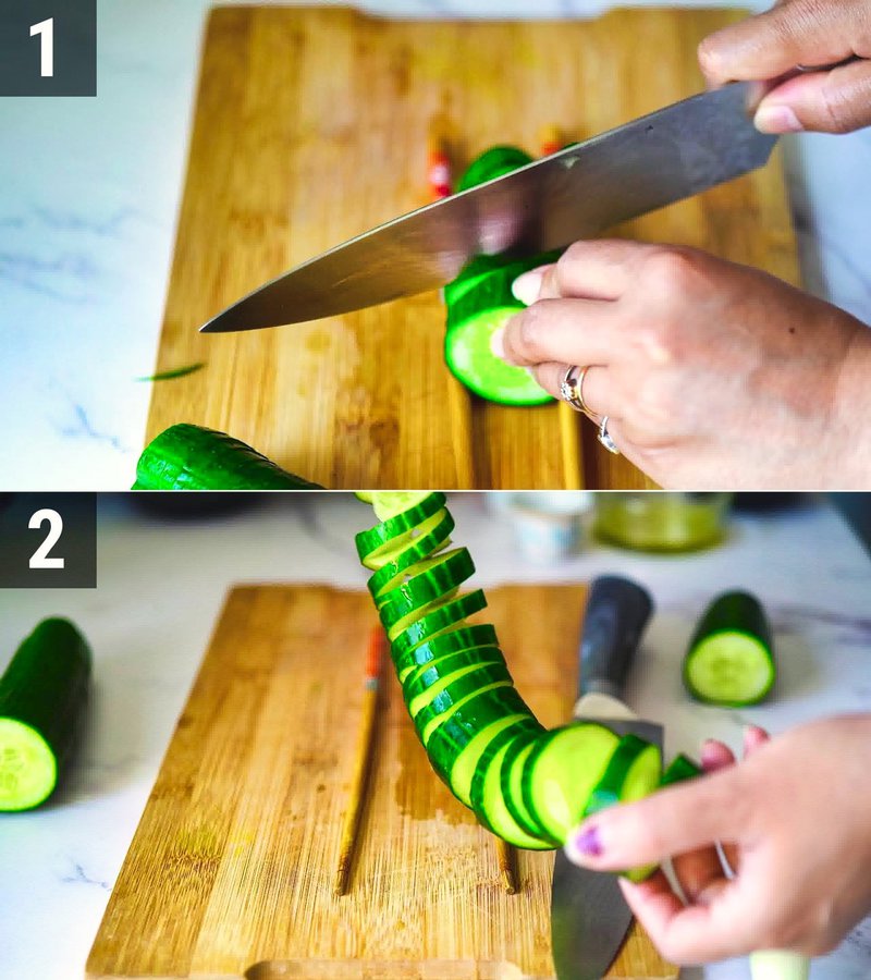 Image of the recipe cooking step-1-3 for Asian Cucumber Salad