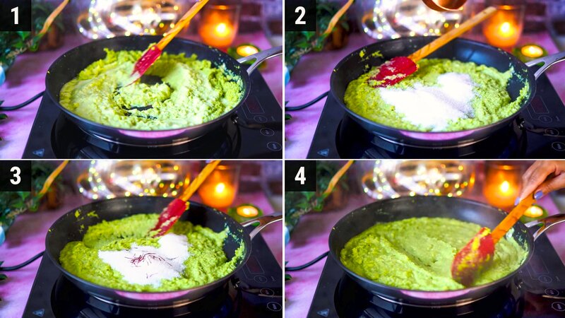 Image of the recipe cooking step-1-4 for Avocado Burfi Brulee