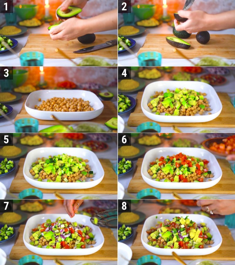 Image of the recipe cooking step-2-1 for Avocado Chaat