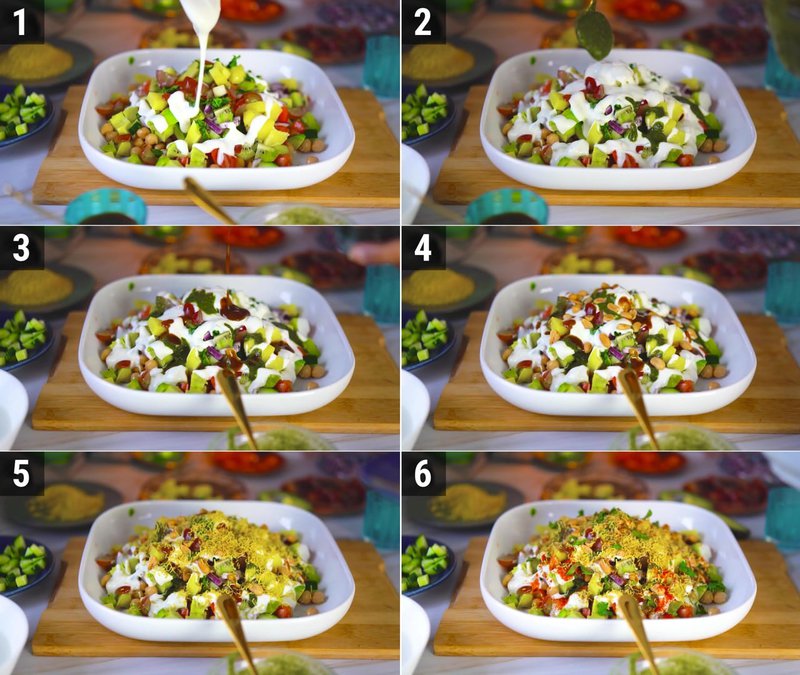 Image of the recipe cooking step-3-1 for Avocado Chaat