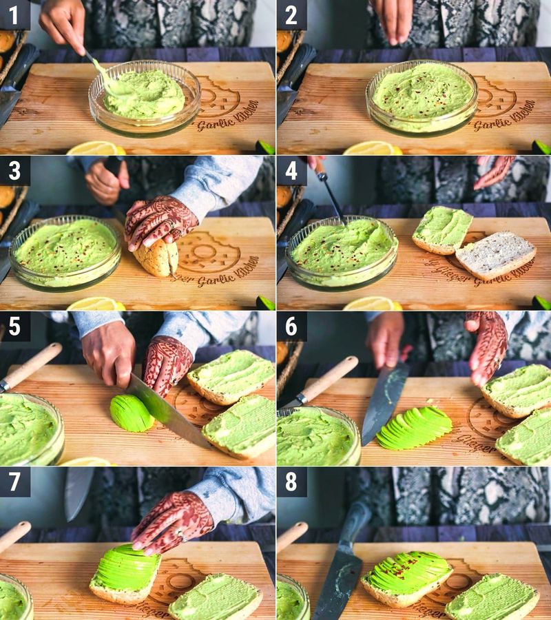 Image of the recipe cooking step-1-3 for Avocado Cheese Spread