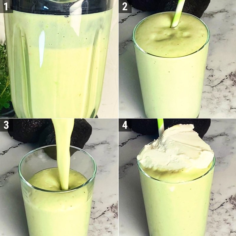 Image of the recipe cooking step-1-2 for Avocado Milkshake