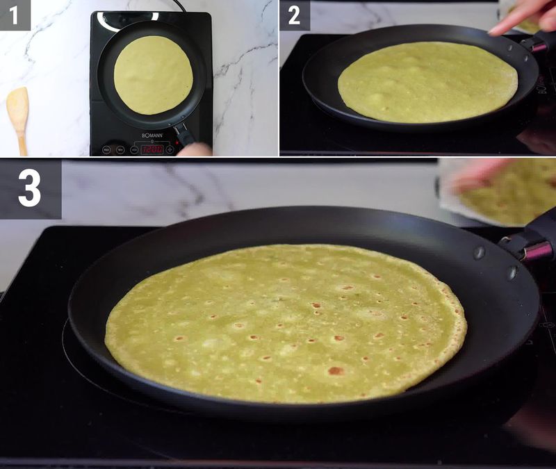 Image of the recipe cooking step-3-3 for Avocado Paratha + Avocado Roti