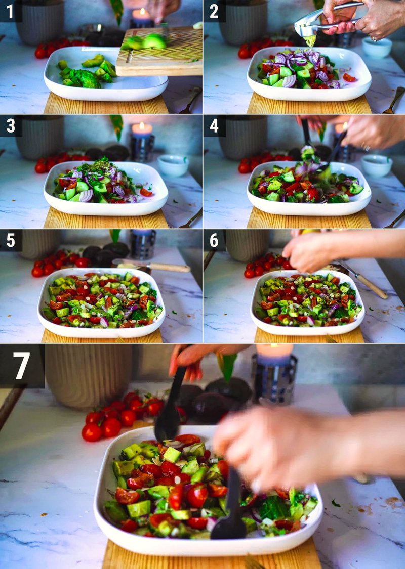 Image of the recipe cooking step-2-1 for Avocado Salad