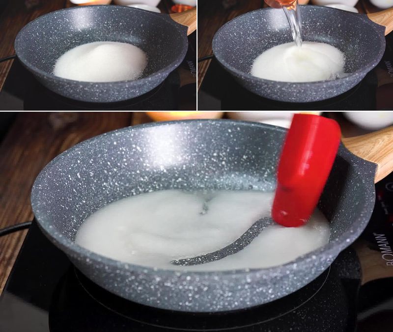 Image of the recipe cooking step-3-1 for Badam Burfi Recipe