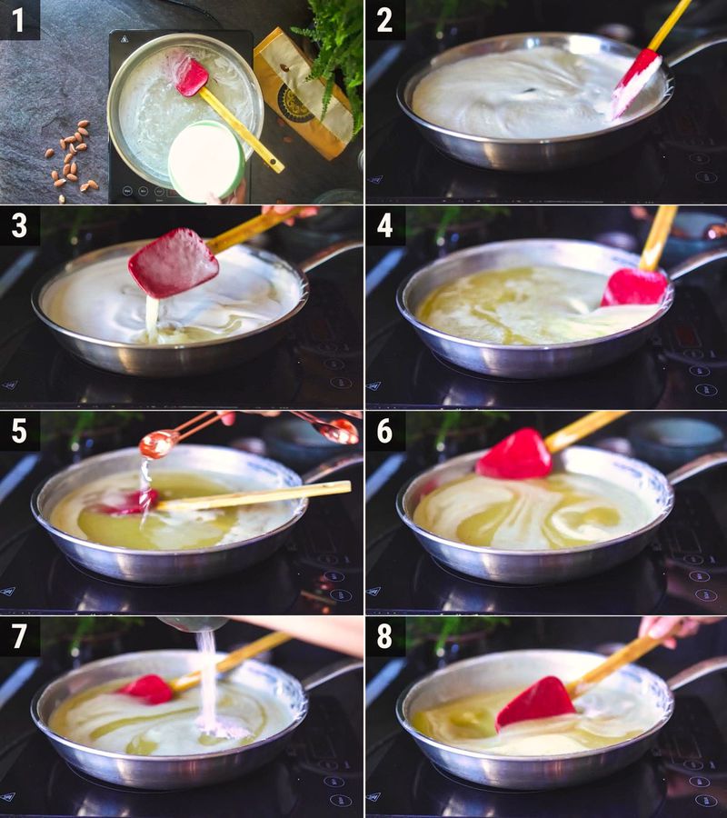 Image of the recipe cooking step-1-4 for Badam Sharbat